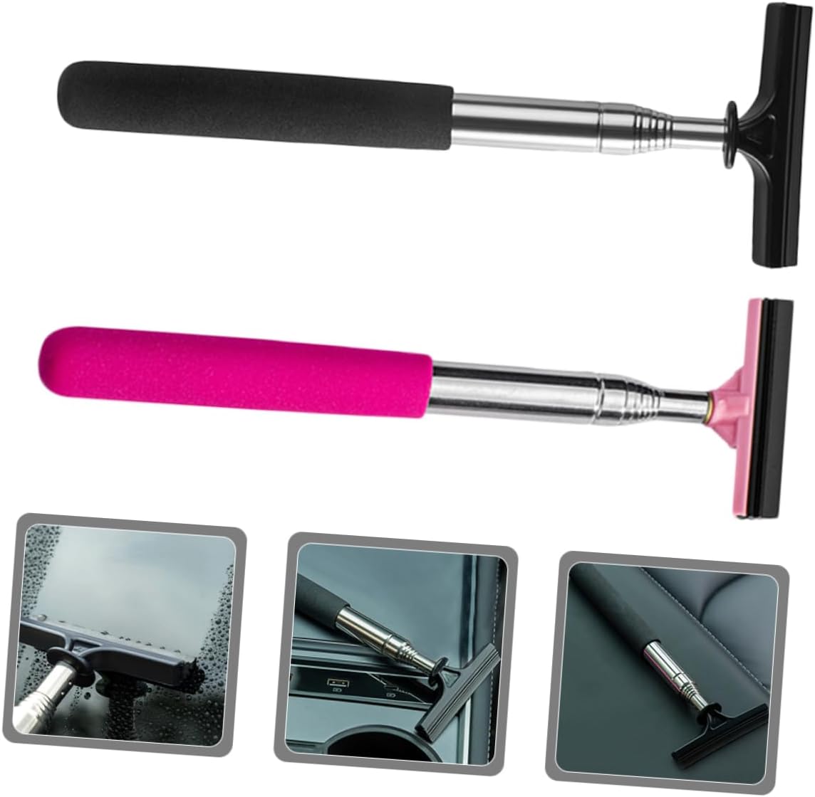 10pcs Mirror Cleaning Tools Car Windshield Wiper Compact Squeegee Broom