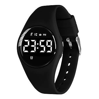 Kids Digital Watch, Fitness Tracker with Alarm Clock, Stopwatch, Sleep Monitor, No App Sport Watches for Kids Teens, 50M Waterproof, Great Gift for Girls Boys