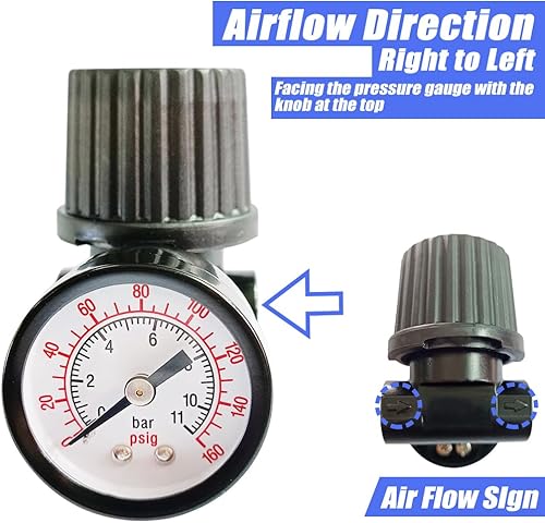 Miniatura 3 de Regulador de presión de aire de reemplazo 14 "NPT rosca para compresor de aire 1 unids