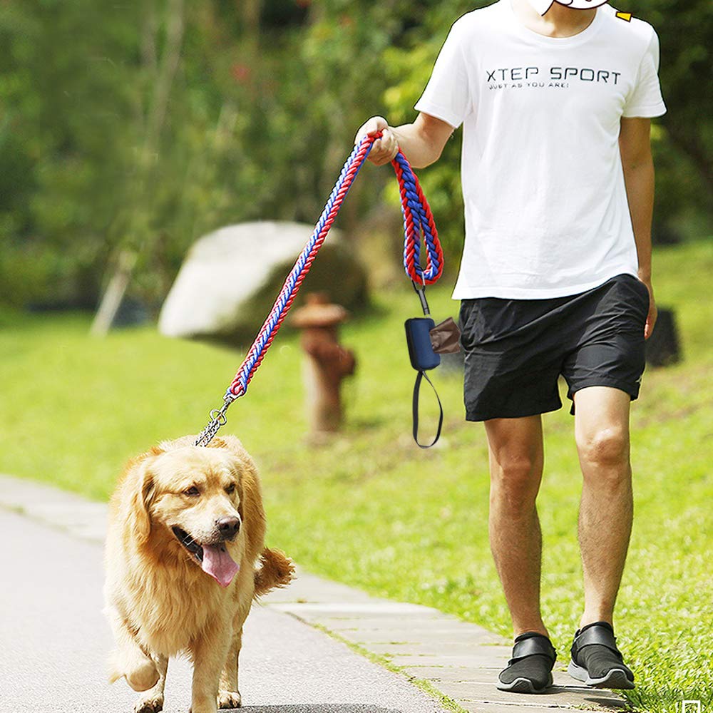 Morcte 40 rollos, 1400 bolsas fuertes para excrementos, bolsas marrones para residuos de perros con dispensador | Extra fuerte y a prueba de fugas, con dispensador, para paseos diarios