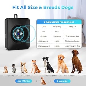 Anti-Dog-Barking-Device-with-4-Speakers-Ultrasonic-Stop-Dog-Barking-Automatic-Safe-Anti-Bark-Device-Outdoor-Rechargeable-Waterproof-Dog-Bark-Stopper-Deterrent-Devices-33FT-Range - Cucciolini Doodles   Anti-Dog-Barking-Device-with-4-Speakers-Ultrasonic-Stop-Dog-Barking-Automatic-Safe-Anti-Bark-Device-Outdoor-Rechargeable-Waterproof-Dog-Bark-Stopper-Deterrent-Devices-33FT-Range