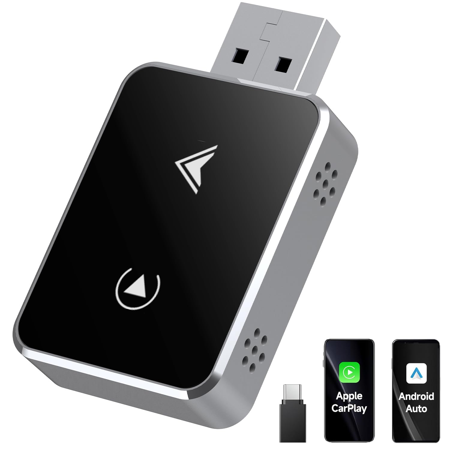 Wireless Carplay Adapter & Android Auto Wireless Adapter, 2 in 1