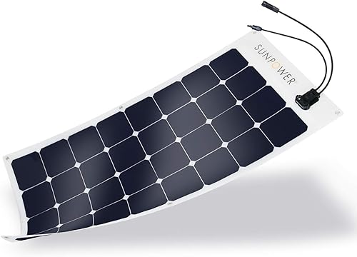 Miniatura 2 de ExpertPower Panel solar flexible de 100 W  Módulo de alta eficiencia con células solares monocristalinas Maxeon para aplicaciones de carga de RV,