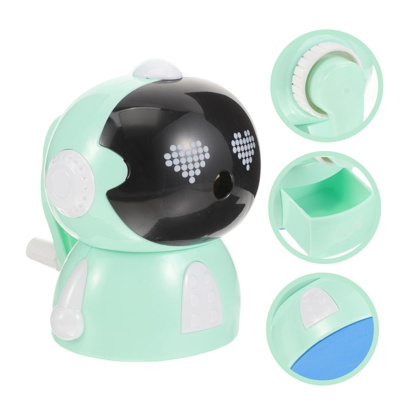 SHINEOFI 3pezzi Temperamatite Mano Per Design Cancelleria Per Scuola e Casa Facile Usare e Resistente Per Compleanno e Speciali