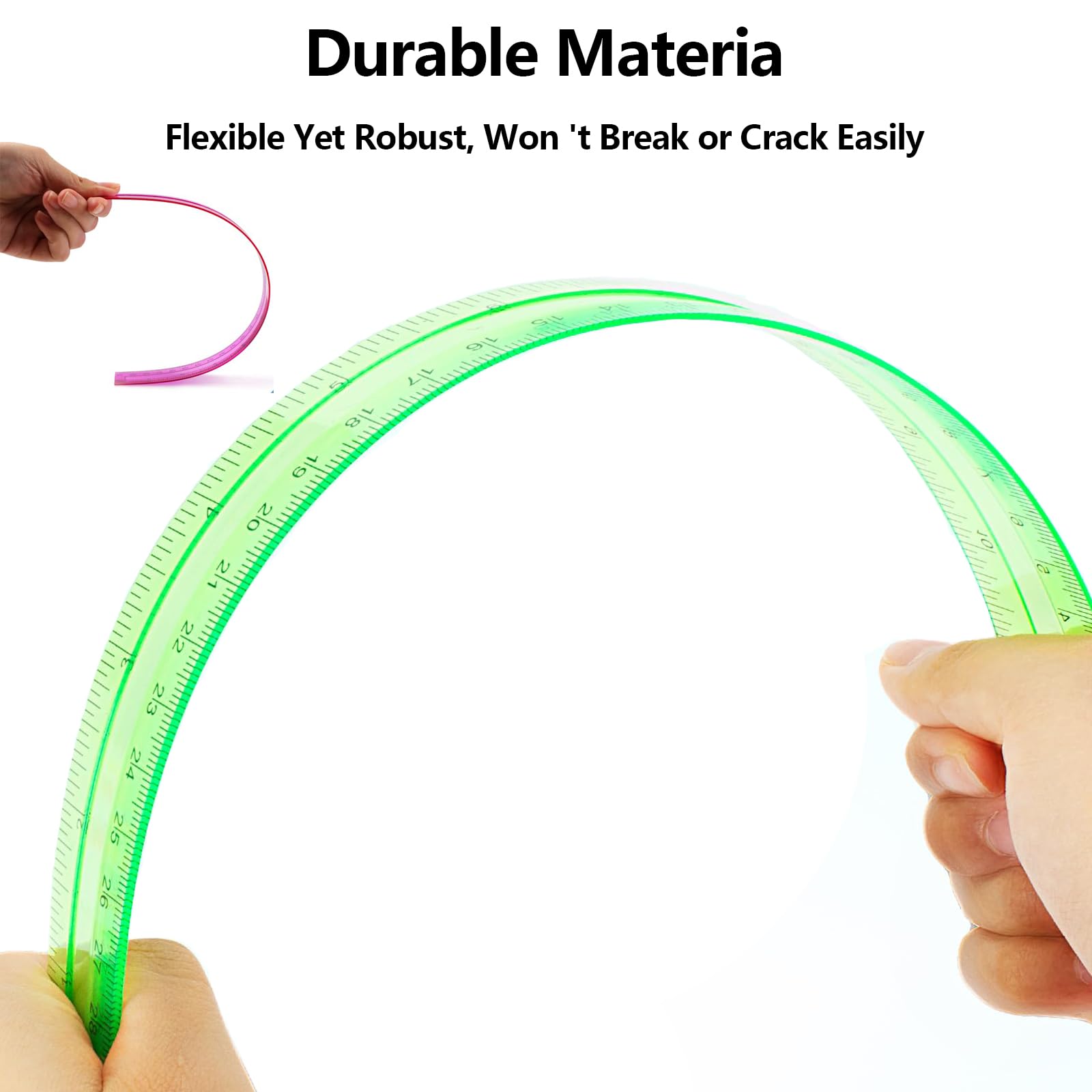 Liniaal | Maped | Transparant flex | Kunststof | 20 cm kopen? | Heutink