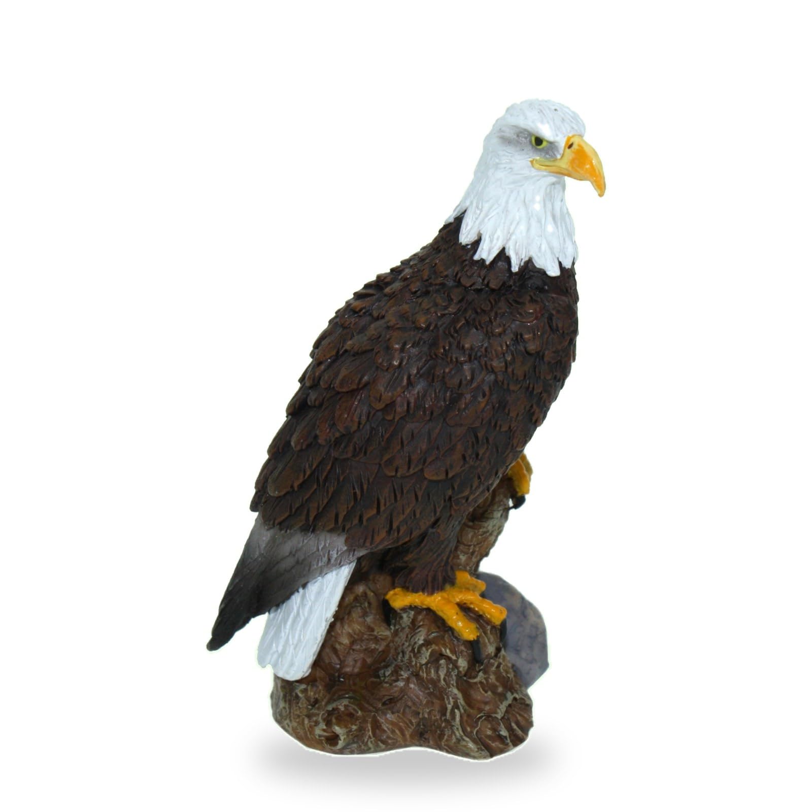 Cornelißen Polyresin Animal Figurine Bald Eagle, Height 8 cm