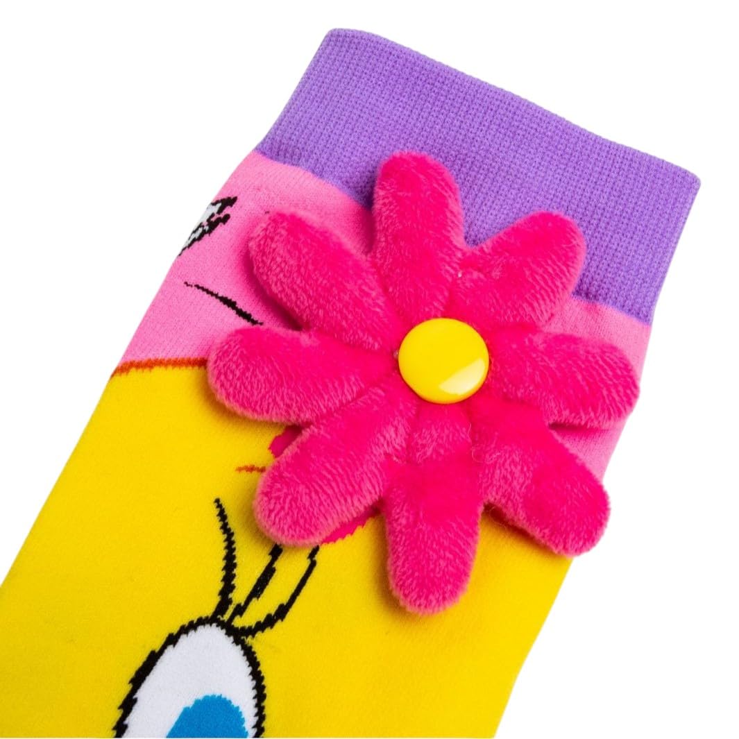 SAMVARDHAN Duck & Rabbit Cartoon Knee-High Socks – 3D Ears & Flower Colorful Socks for kids,Super Comfortable - Age of 3 to 12 Years - Image 5 thumbnail