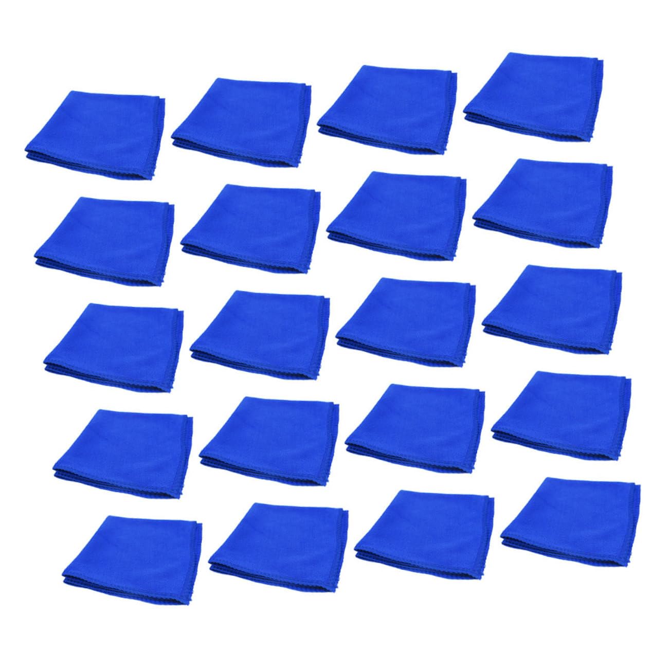 Bleu pour séchage et nettoyage automobile en lot de 50 serviettes