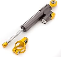 Vista 29 de Amortiguador de dirección universal ajustable para motocicleta, estabilizador de control para ZX6R 2005-2017, NINJA 250R EX250 2008-2012, EX300