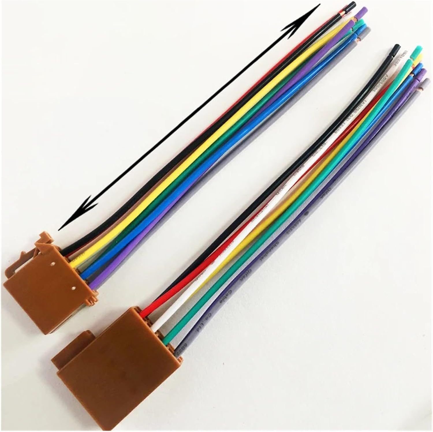 Dj7082-3.5 Car CD Speaker Plug 8p Male Female Pair Wiring Harness Connector 8/16 Pin Car/Socket 962191-1 Wire Length 15cm BHUPWZE(16p strip line,5sets)