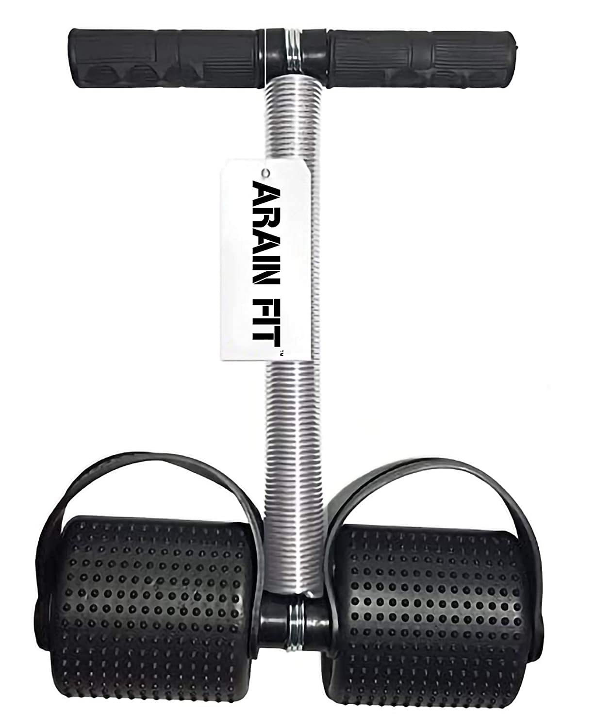 Single Spring Tummy Trimmer for Women and Men, Home Gym Equipment, Workout Equipment Black