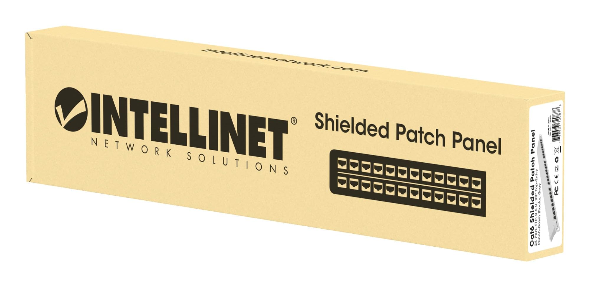 Intellinet Pannello Patch 24 posti Cat6 FTP Grigio