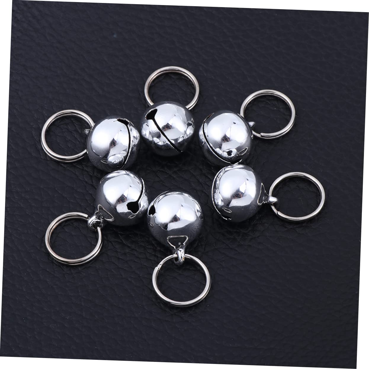 Toddmomy Pet Christmas Jingling Bells 10pcs Cat and Dog Bells Pet Collar Pendant Pet Accessories