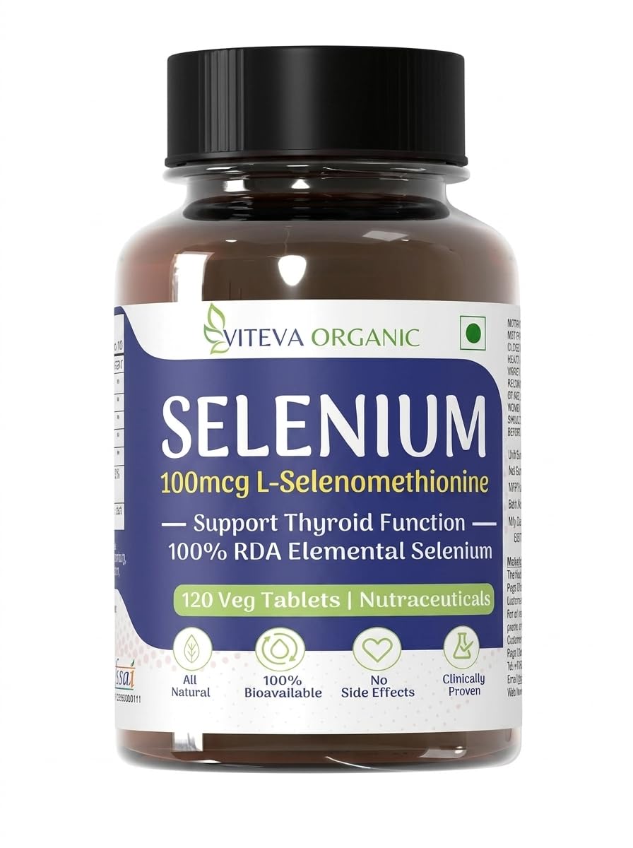 Selenium 100mcg L Selenomethionine, 120 Veg Tablets | Immune Support, Thyroid, Prostate and Heart Health & Superior Absorption | Non-GMO-image-7