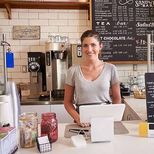 Miniatura 7 de Placa rústica de madera para colgar en la pared, buenos días comienzan con café y Jesús, decoración de barra de café