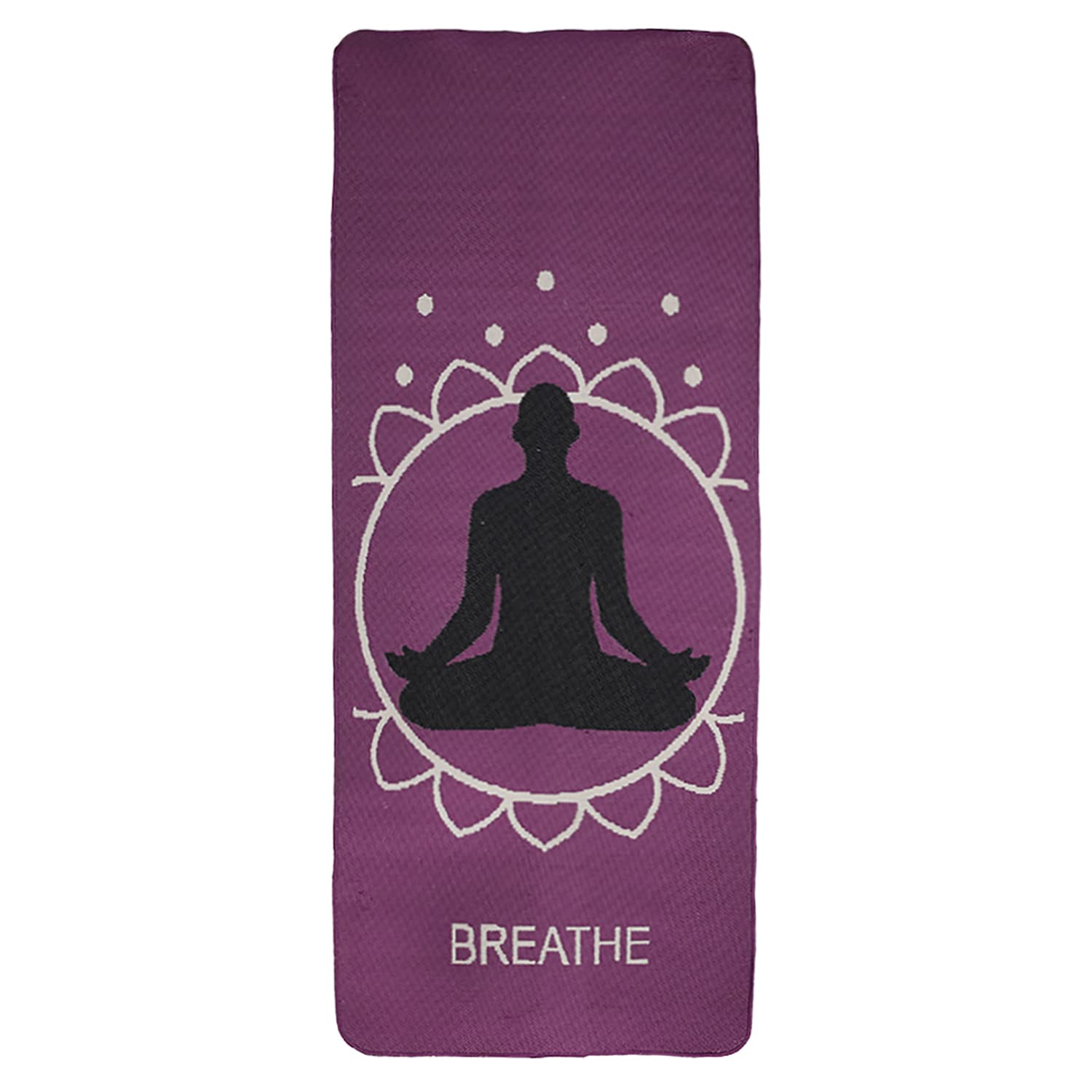 Saral Home Cotton Anti Skid Yoga/Exercise Mat (70X170 CM) (Purple) (B0974DT5N9) Amazon Price History, Amazon Price Tracker