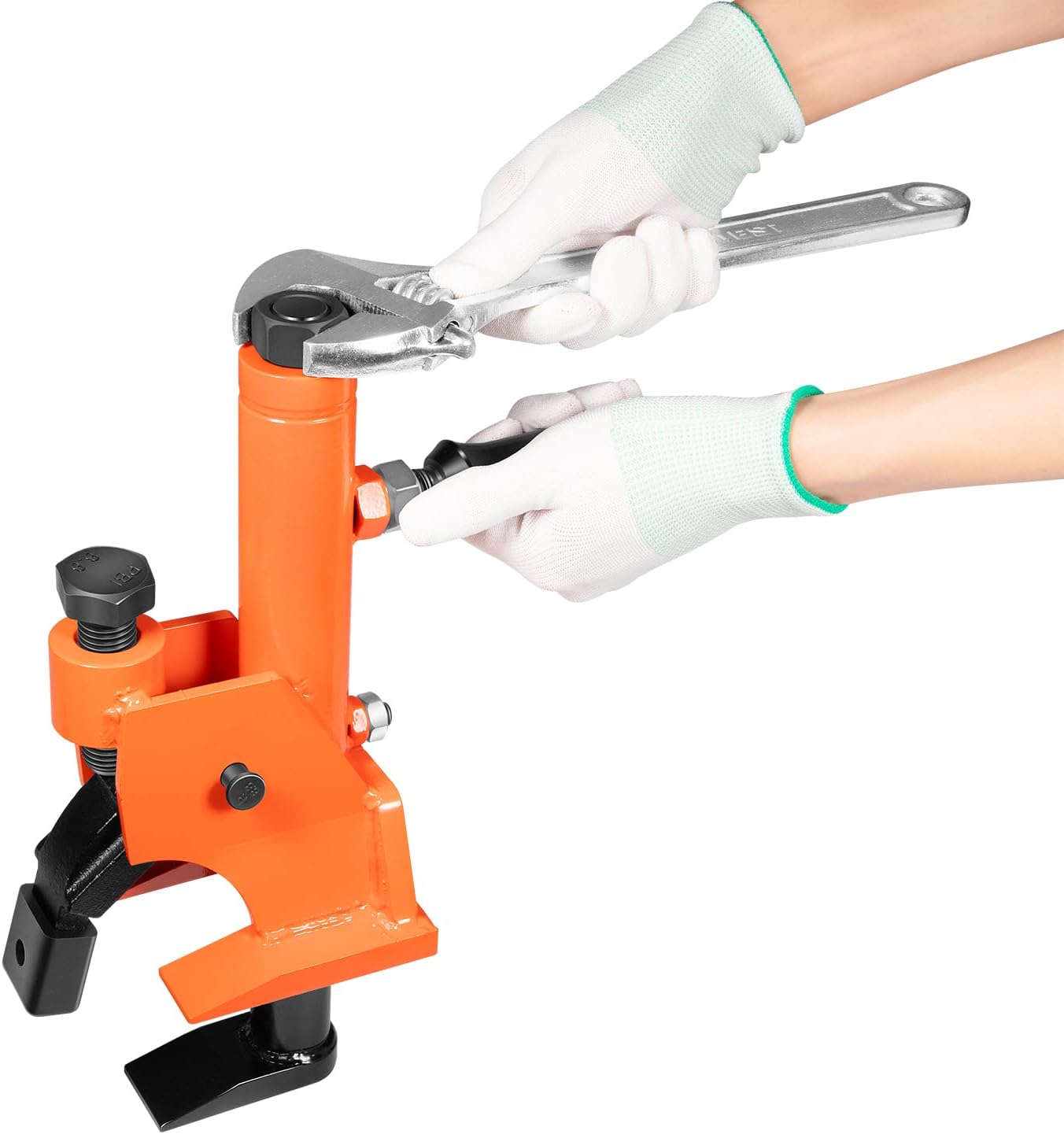 Manual Tire Bead Breaker 38"-42" Tires Changer Tool with Handle, Rubber Pad