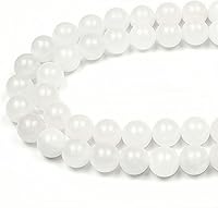 Vista 16 de MJDCB Cuentas de Amatista Natural de Ensueño Redondas de Piedra Cuentas Sueltas para Hacer Joyas 15" (8mm)