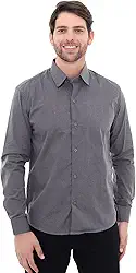 Camisa Social Masculina Premium Tipo Linho Executiva Trabalho