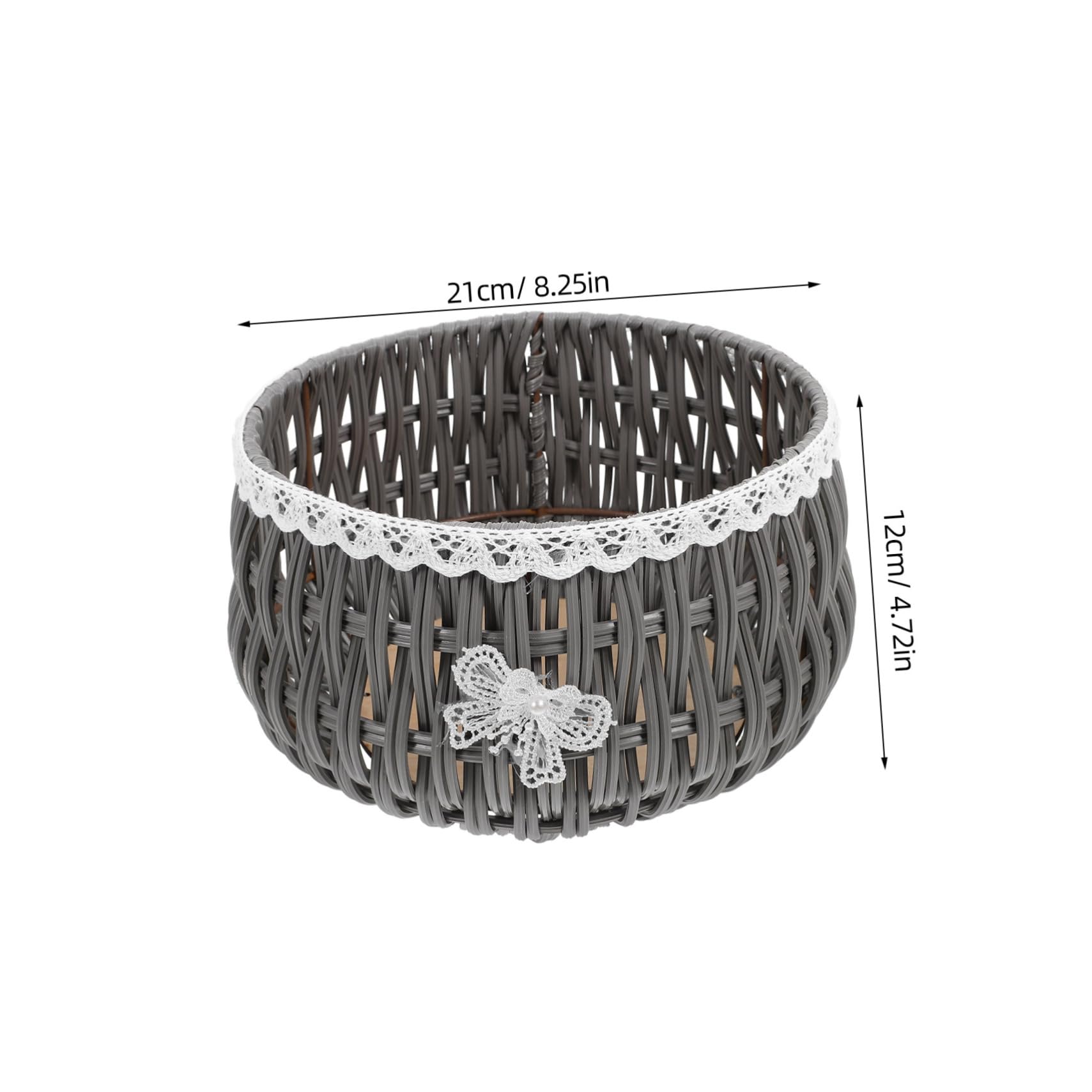 BESPORTBLE 3stücke Rustikaler Geflochtener Pflanzenkorb Für Blumenarrangements Dekorativer Blumentopf Rattan Für Sukkulenten Und Cacteen Perfekter Wohnaccessoire Für Stil