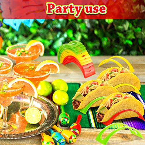 Taco Holder Stands Plastic Taco Shell Holder Taco Racks For Microwave And Dishwasher Taco Tortillas Burritos Bar Taco Party Supplies (36) #TOP2