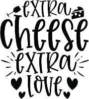 Vista 6 de Parches para planchar con queso, calcomanías de transferencia de letras para camisetas, tela y ropa