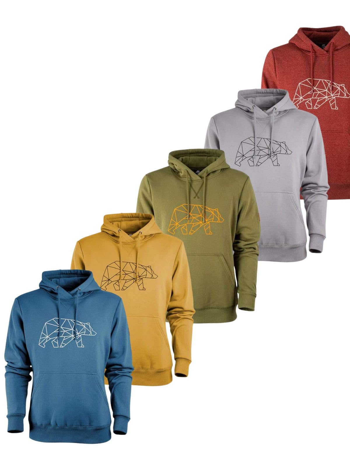 FORSBERG Pettarson Hoodie mit Bärenlogo für Freizeit und Handwerk