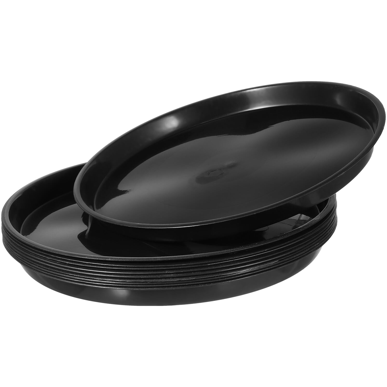 Toddmomy 10piezas Platillos para Plantas Bandejas Redondas Bandejas De Agua Fácil Resistente