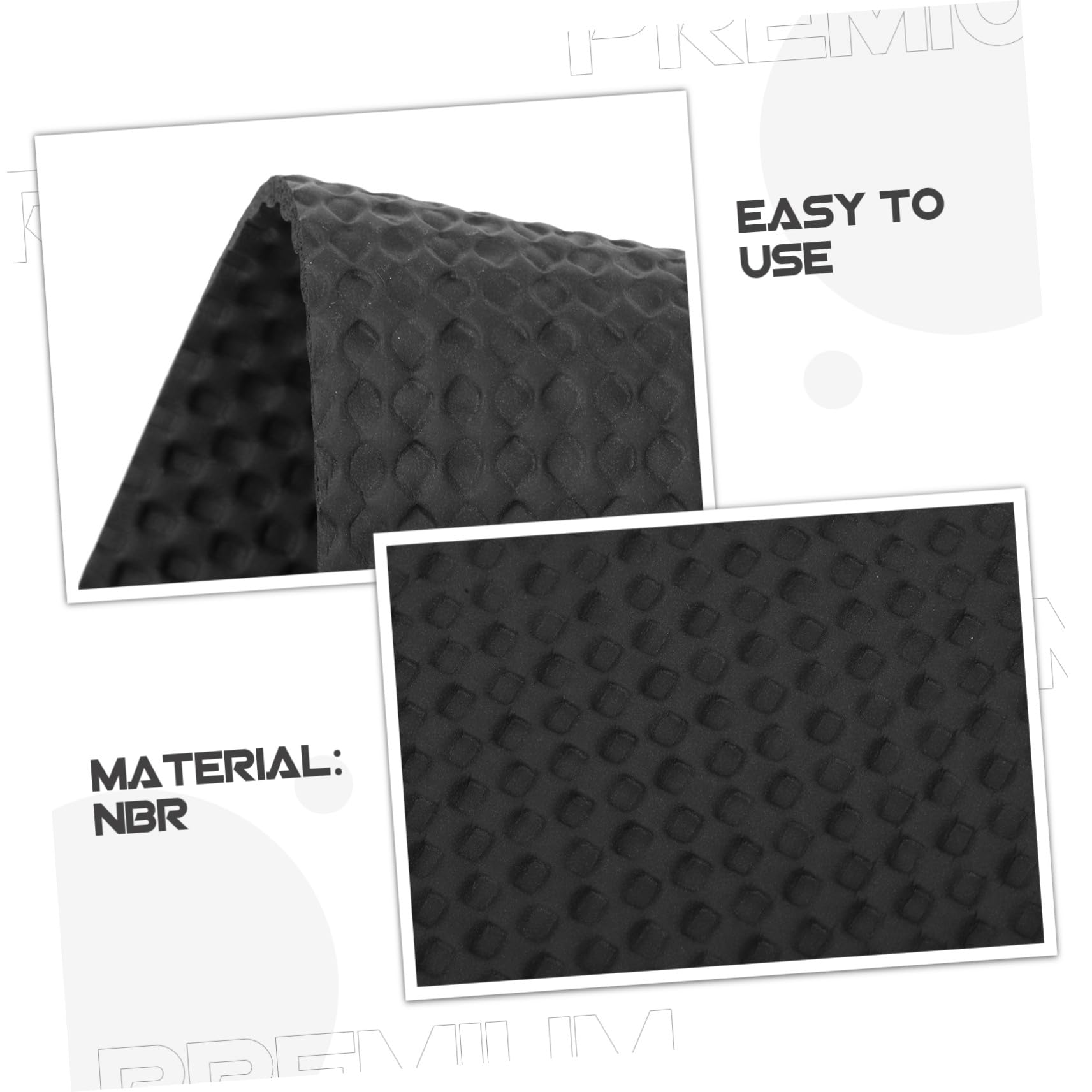 ULTECHNOVO Tappetino Insonorizzante Nbr per Tapis da Corsa e Palestra Antiscivolo e Ammortizzante Protezione Pavimento Versatile per Allenamenti Casa e Spazi Esterni Leggero e Pieghevole
