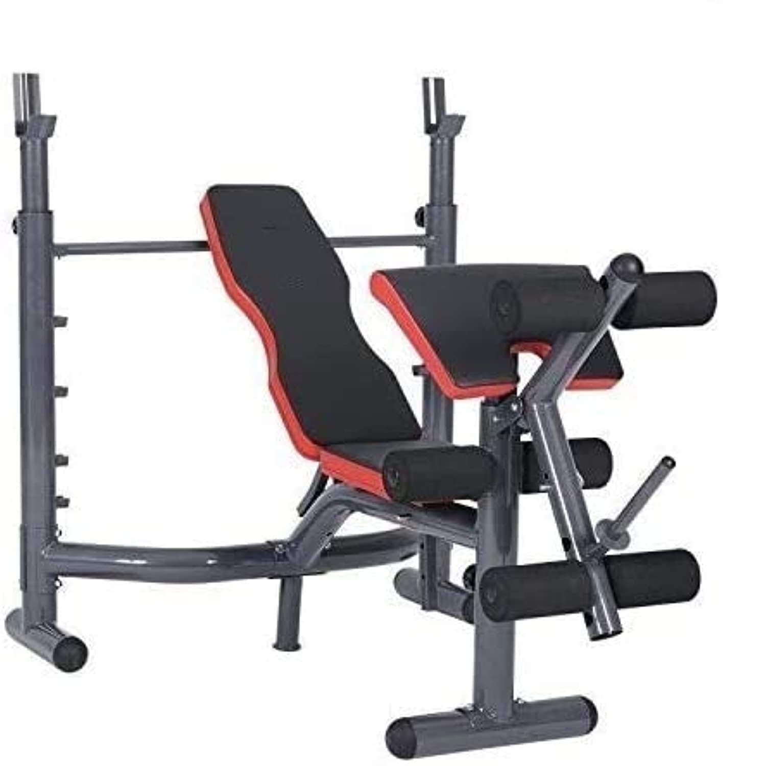 Max Strength - Weight Lifting Gym Fitness Exercise Bench Press Incline Decline Olympic Weight Bench, Multi-Function Adjustable Weight Bench, Leg Developer Bench