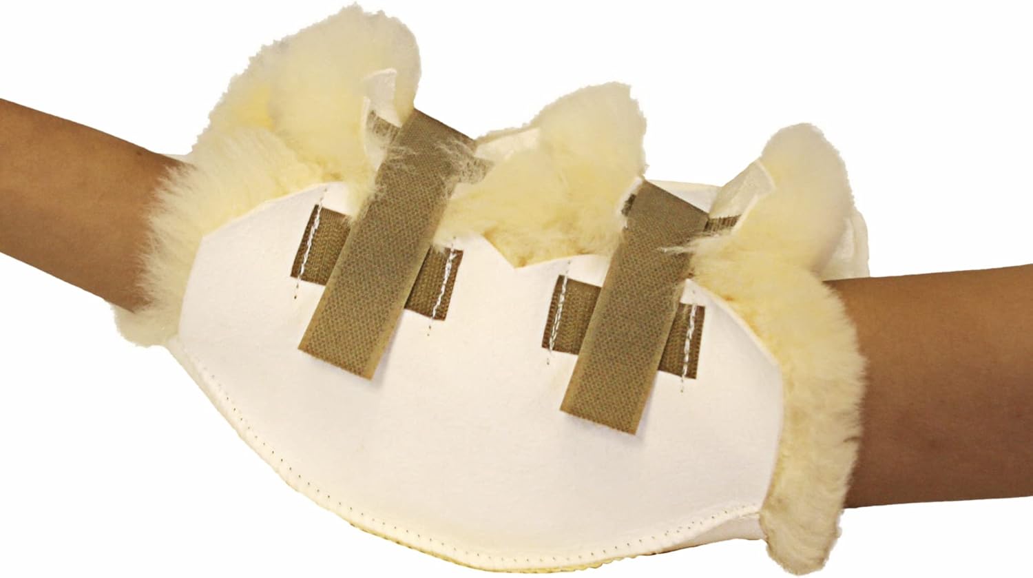 Sheepskin Ranch 100% Medical Sheepskin Elbow Pad – Genuine Australian Wool Cushion for Pressure Relief, Hypoallergenic & Washable – Soft, Breathable, Odor-Resistant Protector for Comfort & Support, Made in the USA
