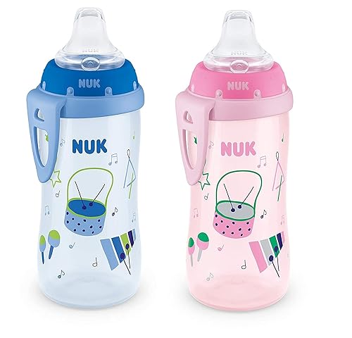 NUK - Vaso entrenador de 10 onzas, 1 paquete (2 unidades, Música)