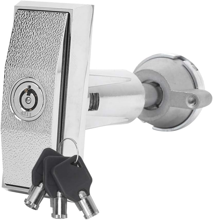 Universal Vending Machine Lock Zinc Alloy Construction, Secure Safe Box Cabinet Lock, Theft, Simple Installation for Vending Machines, Self Service Game Machines