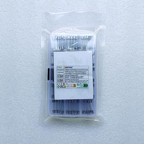 Gebildet 126 Pezzi 6x30mm Fast-Soffiare il Vetro