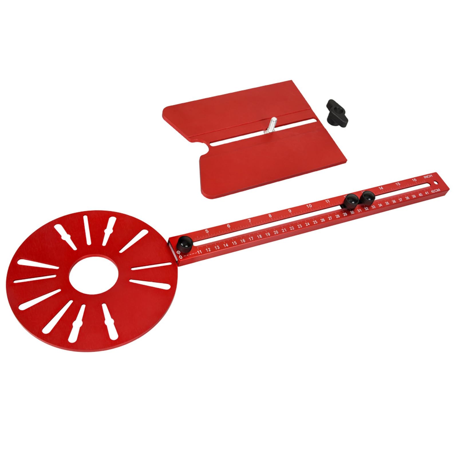 Edges Cutter Trimmer Milling Corner Rounding Tool with Double Head Aluminum Alloy for Woodworking Craft Projects Professional Finishing Tool