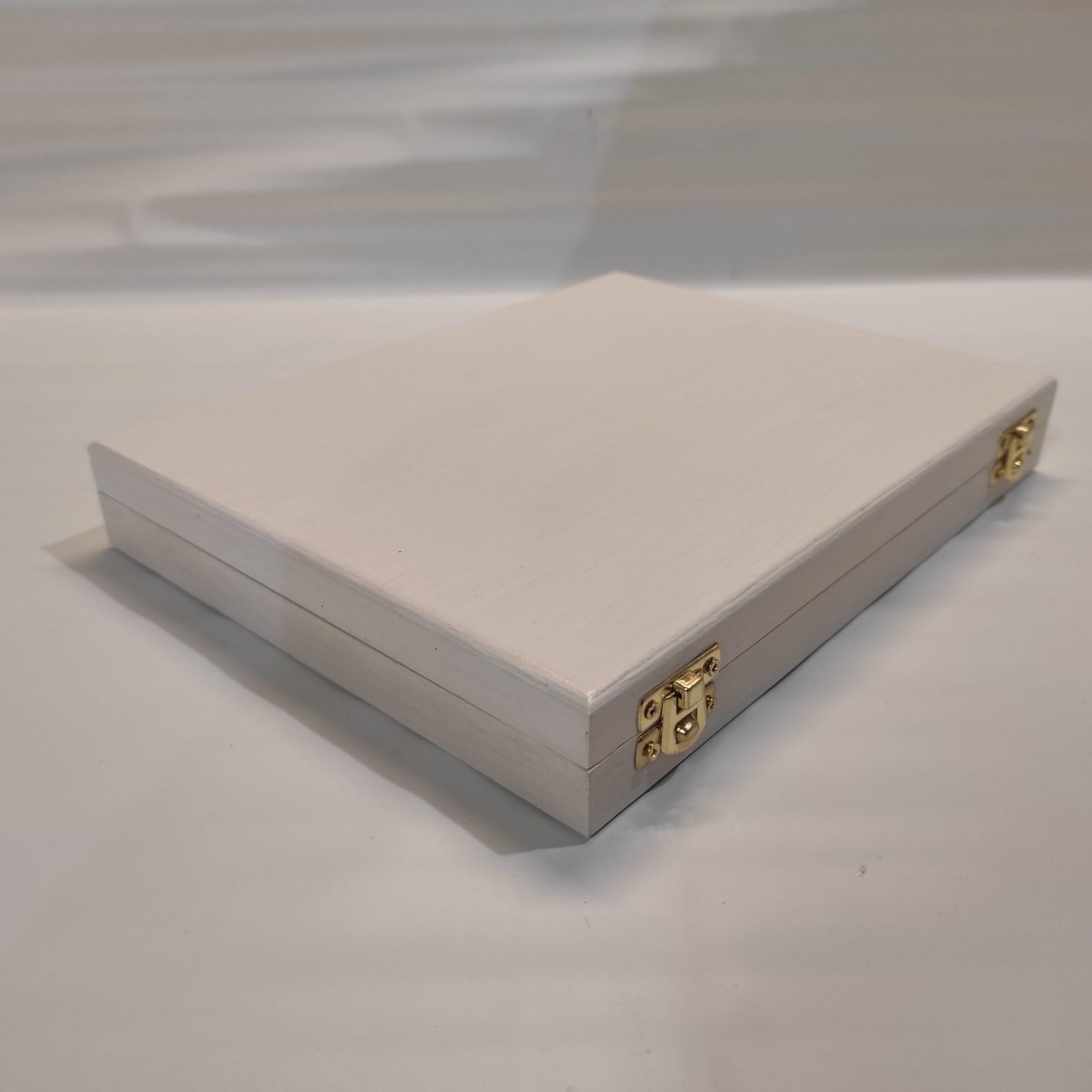 Caja de Madera Artesanal con Interior de Terciopelo para Monedas y Anillos – Estuche Expositor para Coleccionistas, Medallas y Pequeños Objetos de Colección