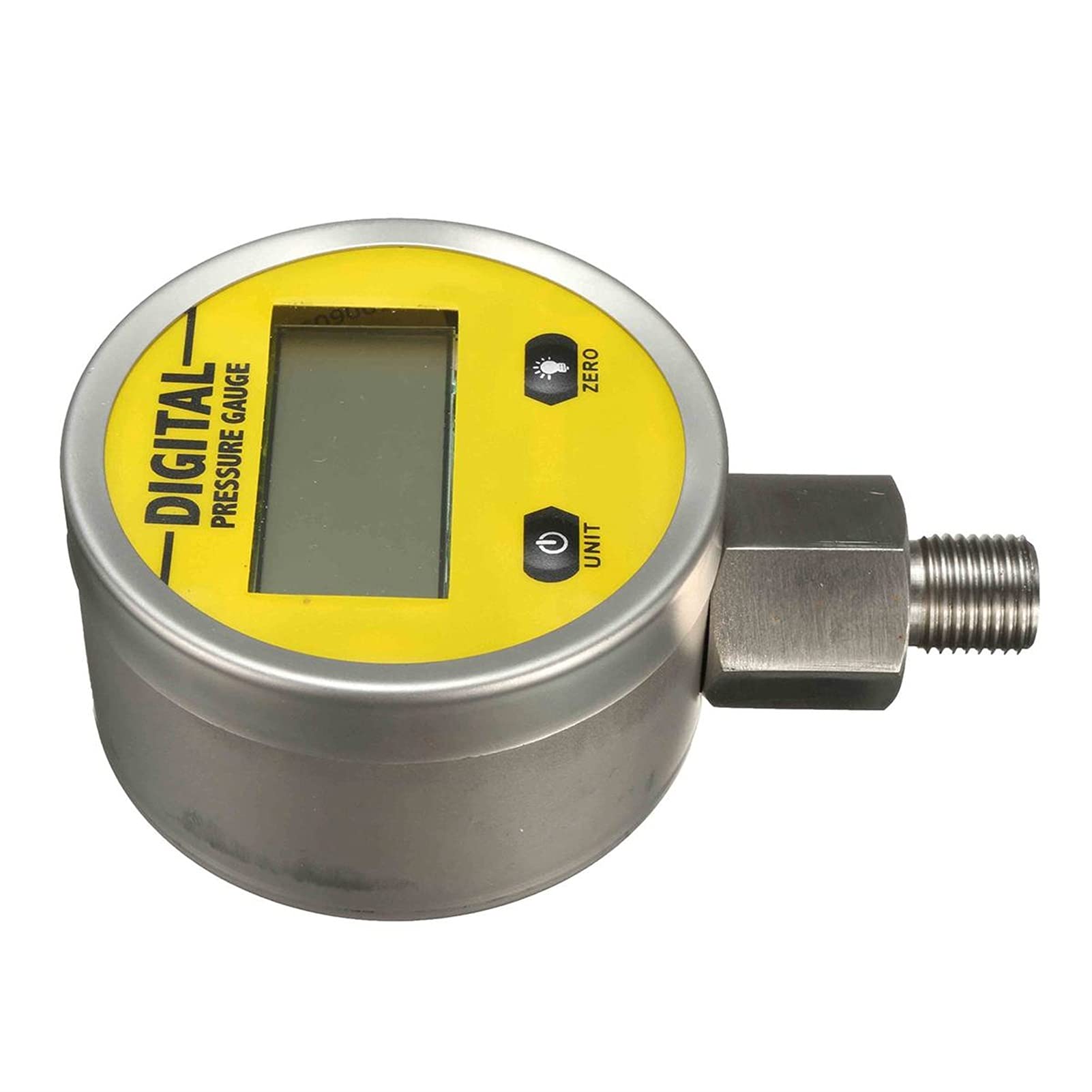 Manómetros Digitales de presión de Aceite, medidor de presión hidráulica, 3 V, 250 bar/25 MPa, Rosca de 2 Puntos para gasóleo, Agua, Herramientas hidráulicas, fácil manejo.