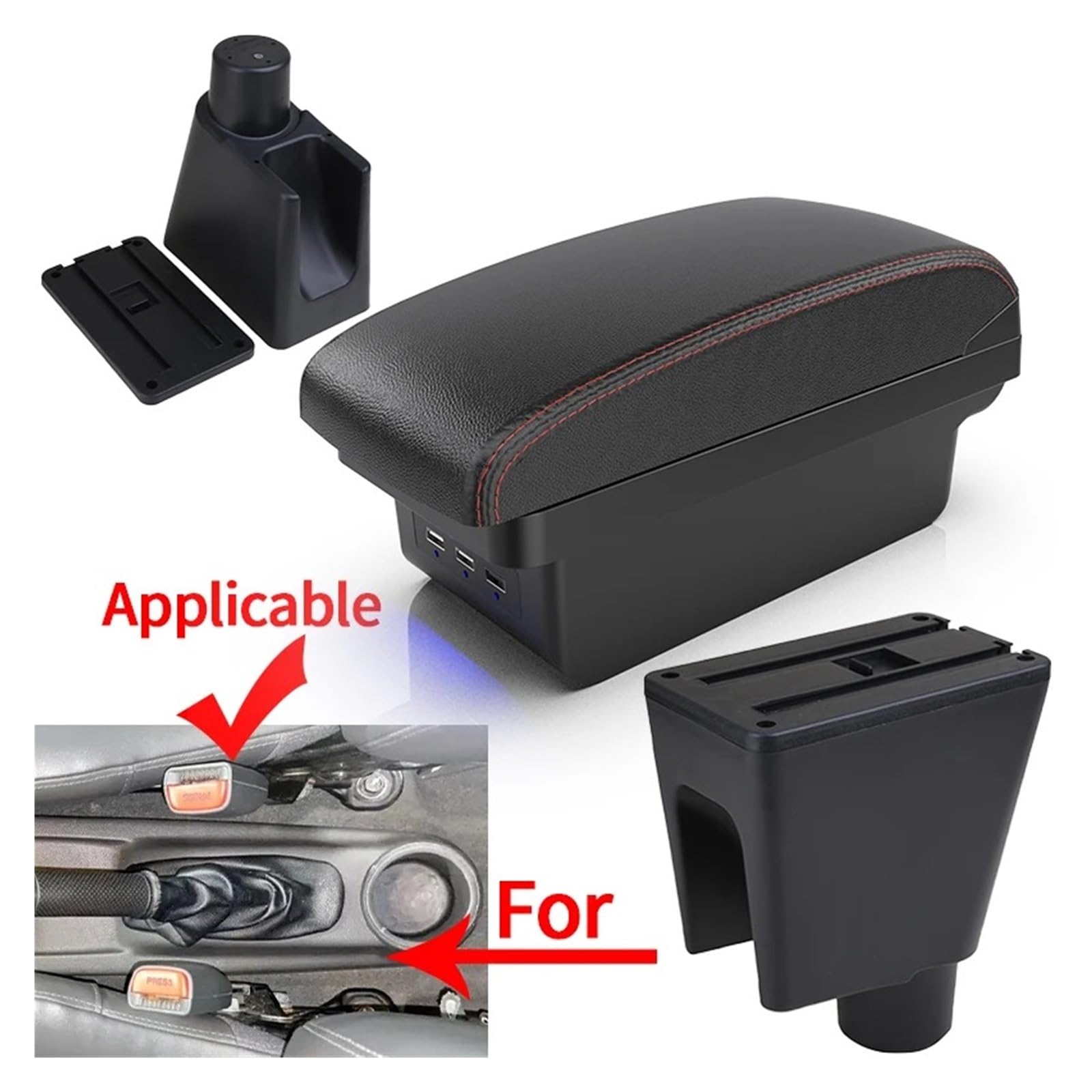 Boîte D'accoudoir Voiture Accessoires Rangement Détails Intérieurs