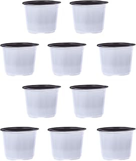 Hemoton Hoog kwaliteit 50 unidades de vaso de flores para jardinagem vaso de plantas para casa plantador de mudas suculentas (branco)