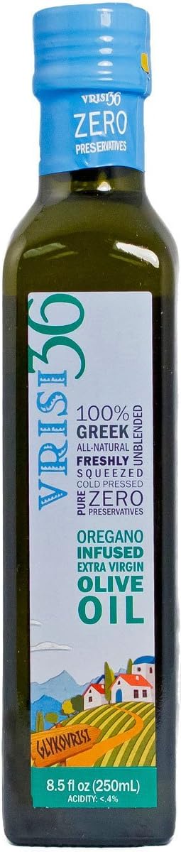Vrisi36 Extra Virgin Olive Oil, Oregano Infused