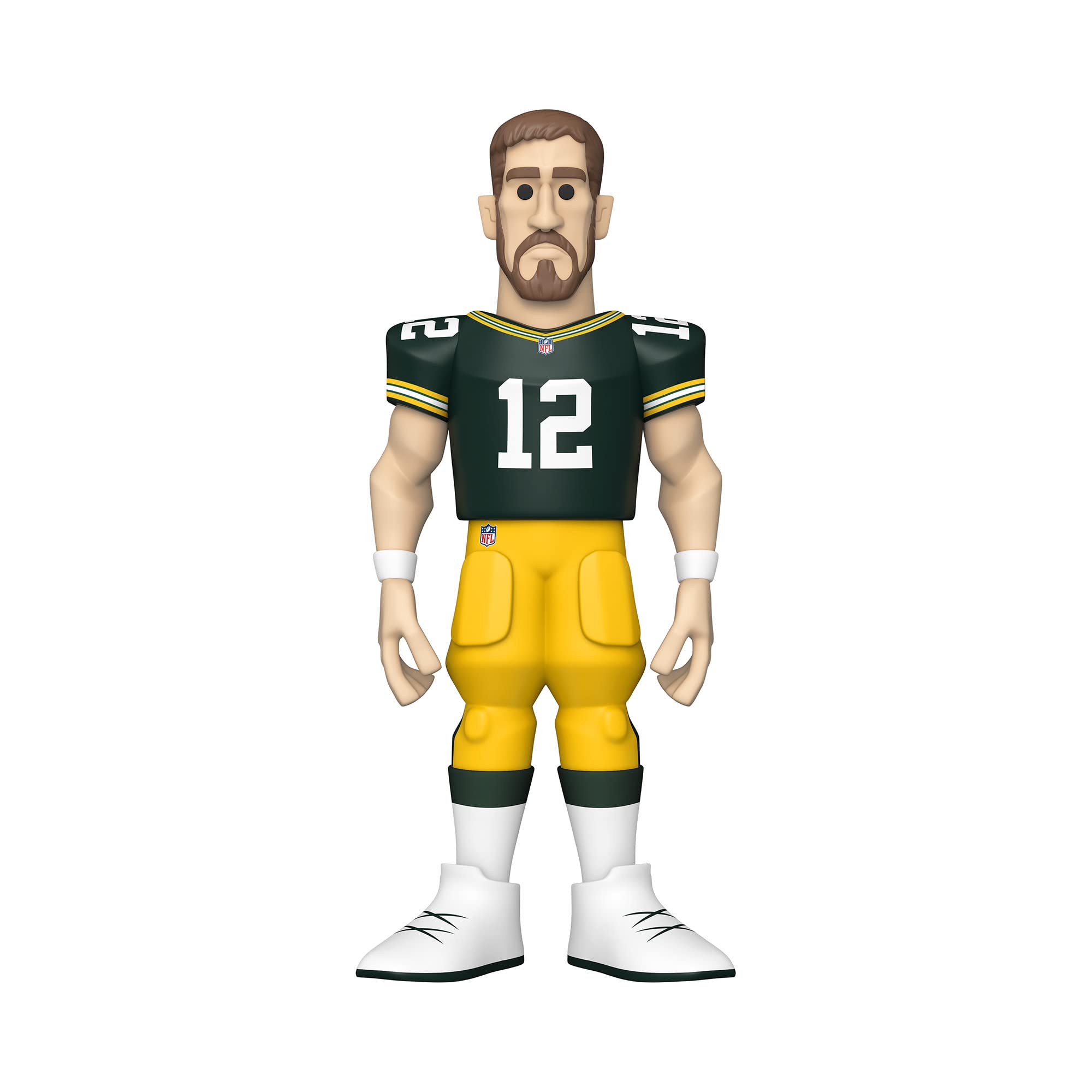 Funko Gold 12" NFL: Packers - Aaron Rodgers - 1/6 Quote Für Seltene Chase-Variantease - Sammelbare Vinyl-Actionfigur - Geschenkidee Zum Geburtstag - Offizielle Handelswaren - Für Ihre Sammlung