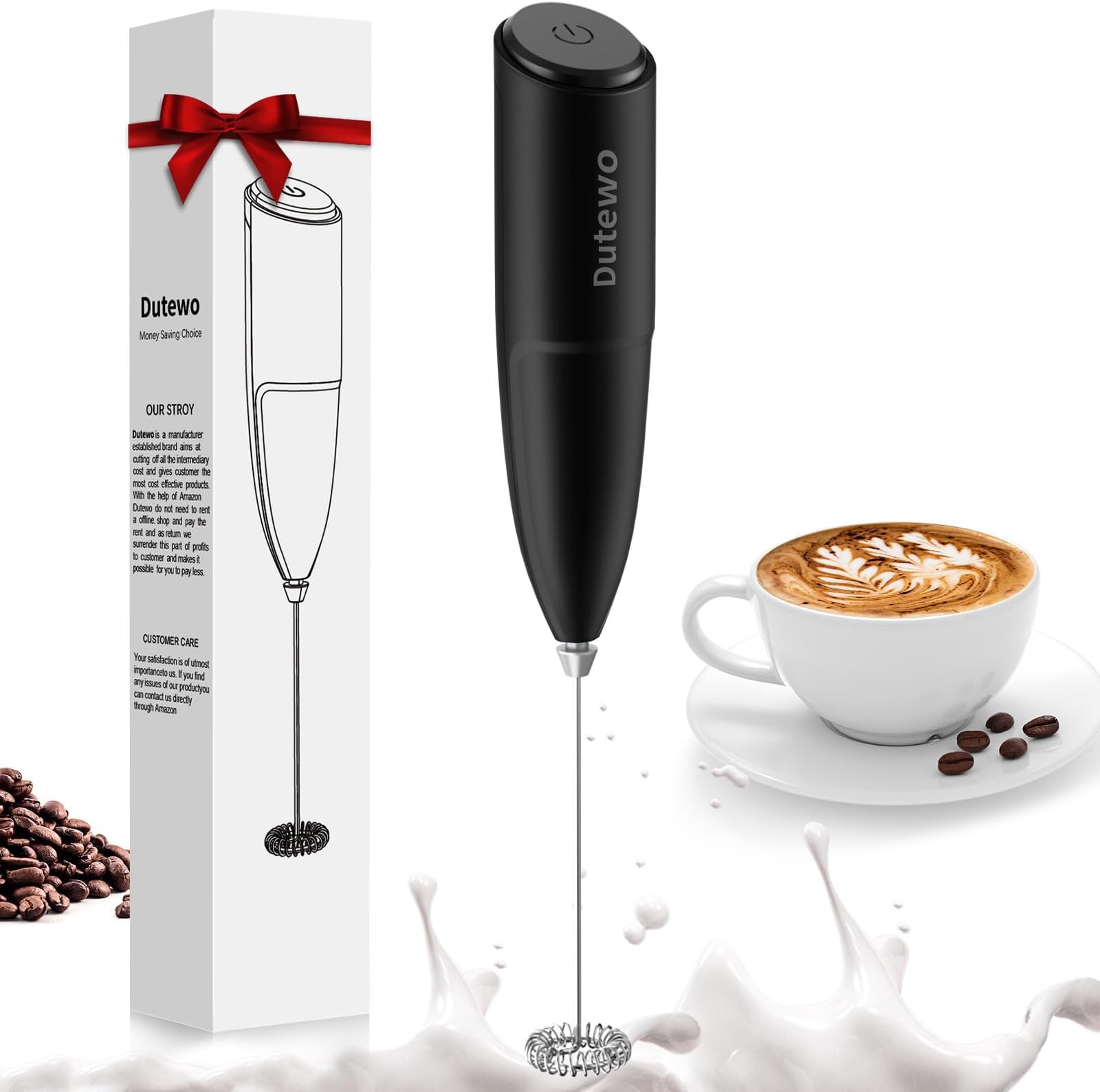 Ikea Milk Frother 303.011.67, Black by IKEA, Pack of 2