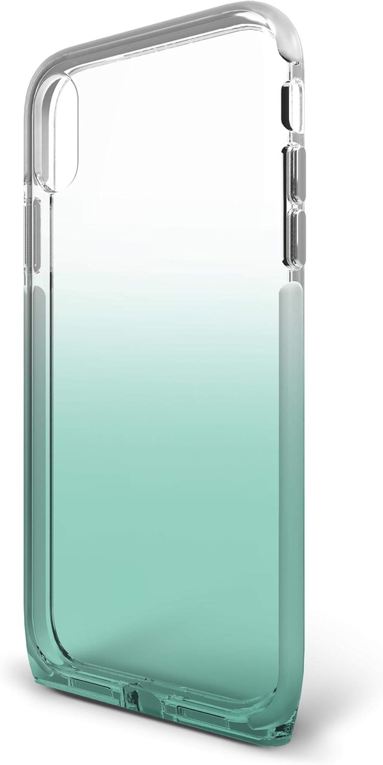 BodyGuardz - Harmony Case for Apple iPhone Xs/X (Clear/Mint), Extreme Impact and Scratch Protection for iPhone Xs/iPhone X (Lucky)