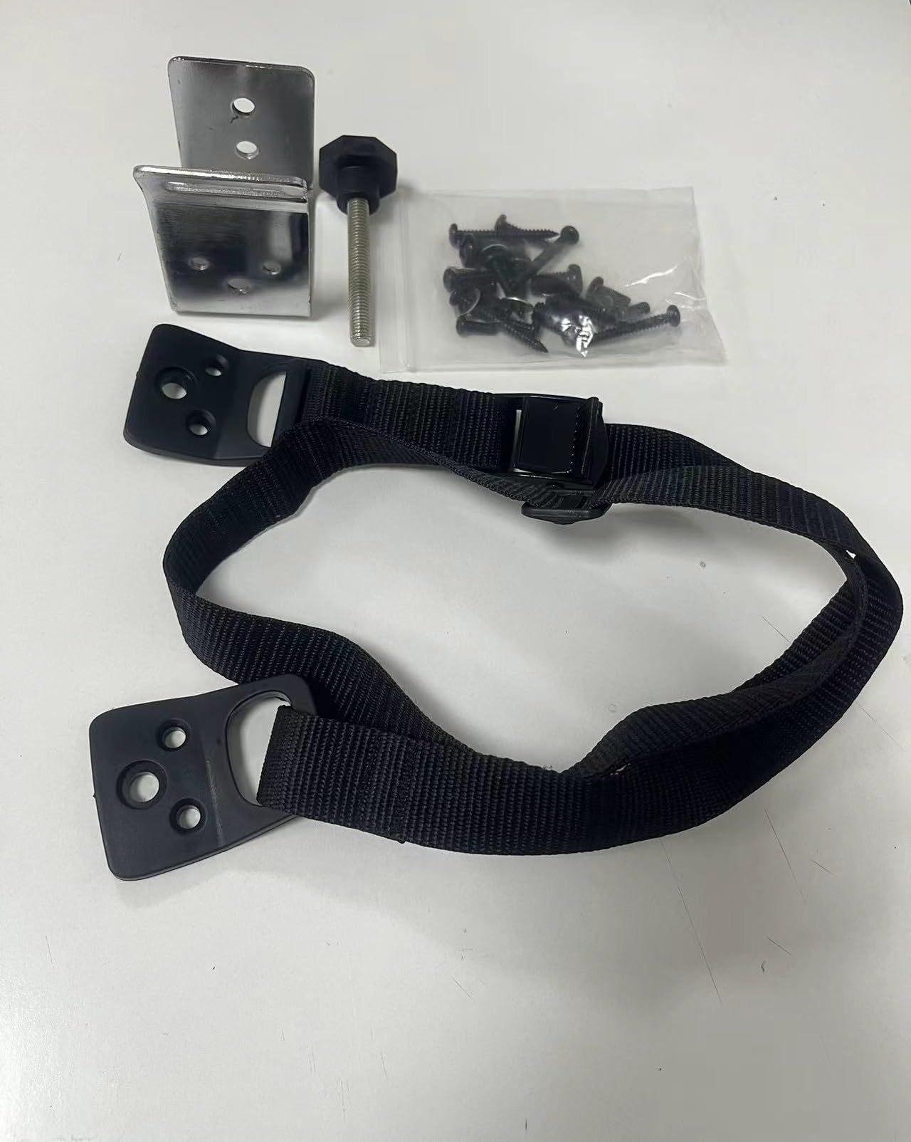 Sécurité anti-basculement TV à visser, Noir, pour téléviseurs à tube cathodique et écran plat, vis incluses