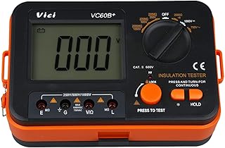 VC60B+ Digital Insulation Resistance Tester DCV ACV Megohm Meter DC250/500/1000V AC750V
