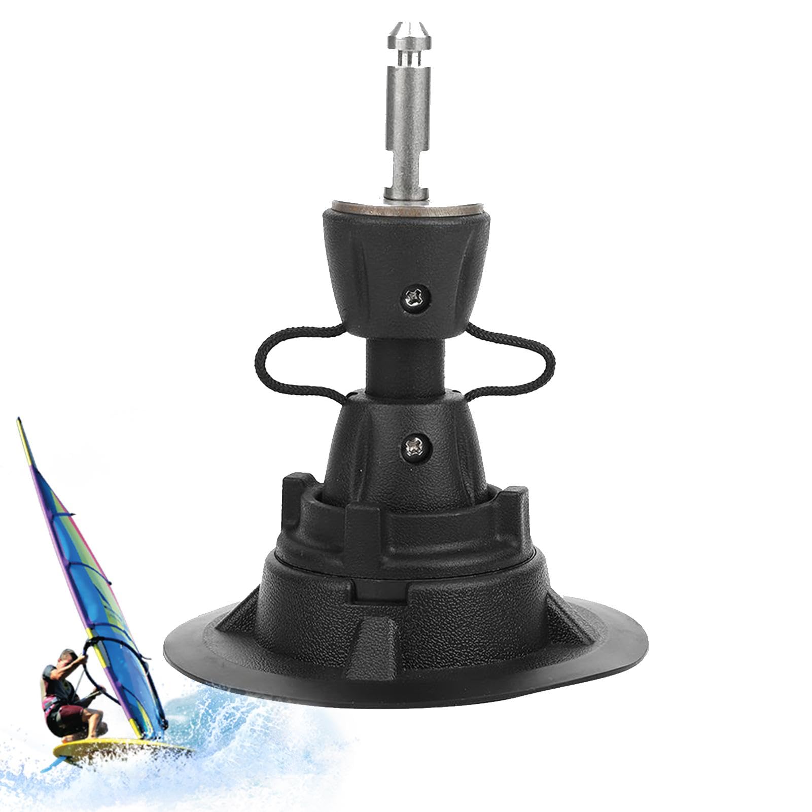 Base de mât de planche à voile, pied de mât de planche à voile, Base de pied de voile réglable, Base de mât de planche à voile multifonctionnelle, Tendon de surf pour Sports nautiques en plein air