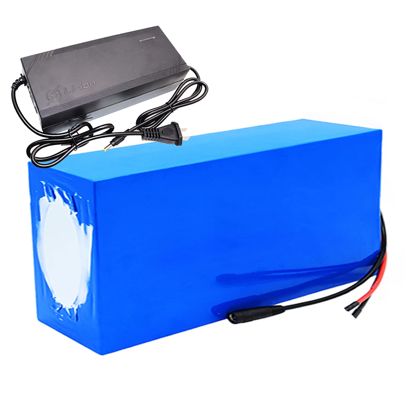 72V E-Bike Battery 20Ah 30Ah 40Ah 50Ah 60Ah Lithium Battery Pack with BMS and Charger Suitable for Electric Motorcycles Electric Scooters Replacing Lead-acid Batteries