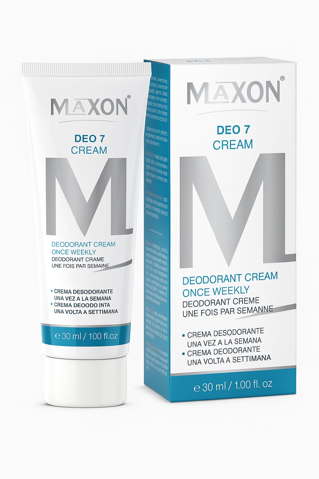 Deo 7 Cream – Long-Lasting Deodorant for Sensitive Skin – Once Weekly Application – Oil-Free, Ultra-Light Texture – 30ml