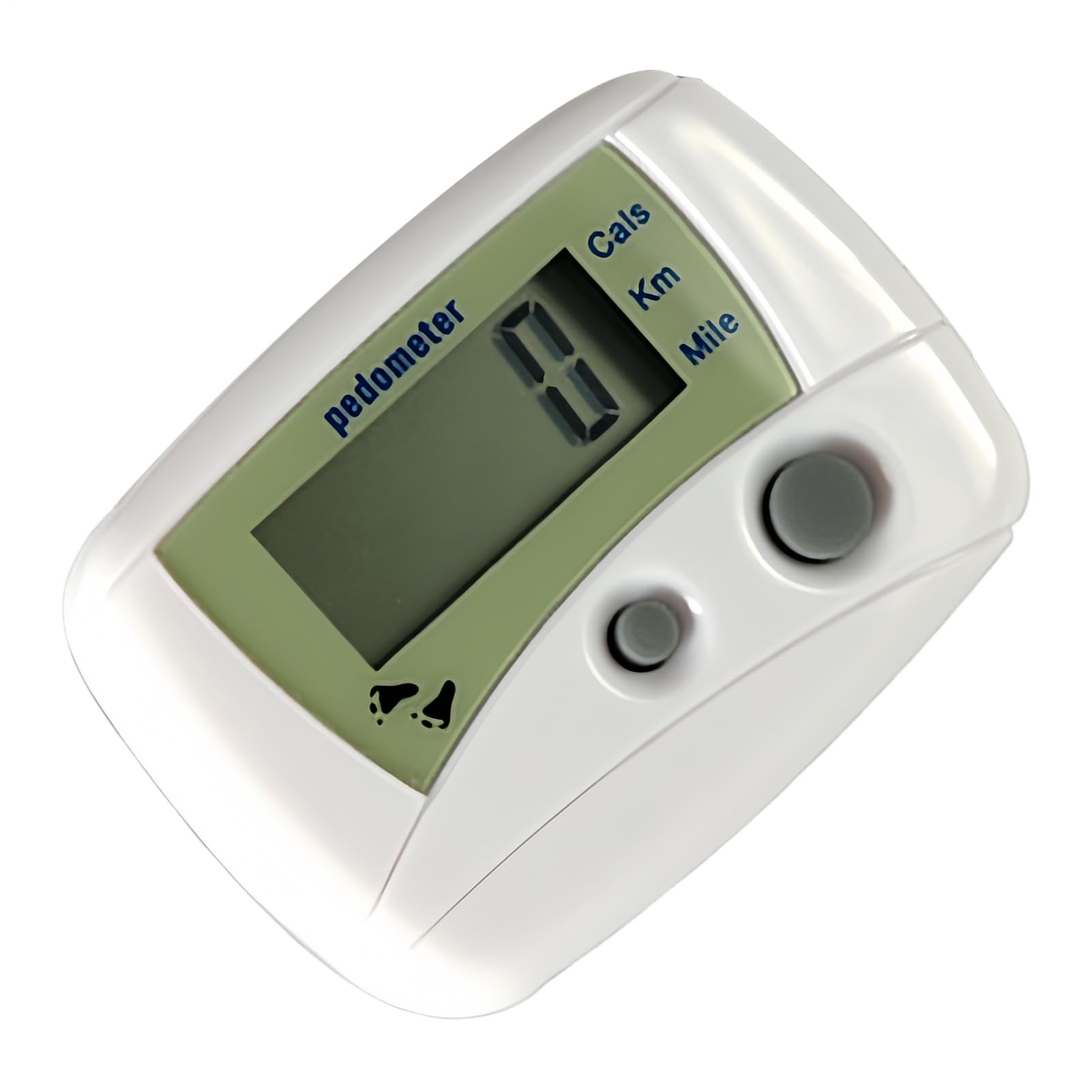 Podomètre Numérique LCD – Compteur De Pas Jusqu'à 99999 – Design Compact, Clip Ceinture, Pile Bouton Incluse