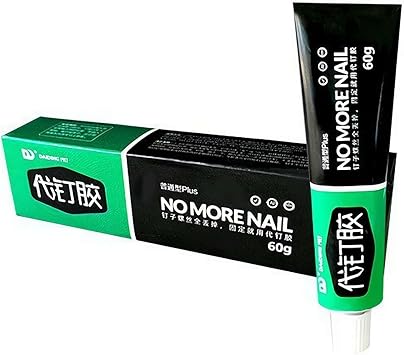 Wealthyn Glue,Nail Glue Strong,All-Purpose Glue,Nail-Free Glue Adhesive Sealant,Waterproof Multifunctional Quick-Drying Glue for Bonding Plastic, Wood, Acrylic, Glass